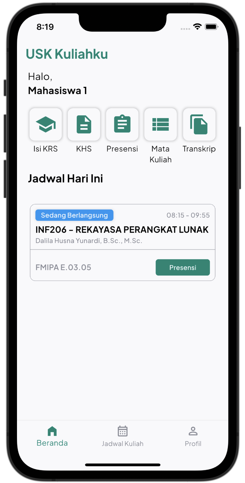 Home UI